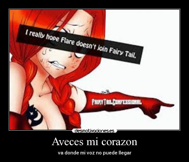 Aveces mi corazon - va donde mi voz no puede llegar