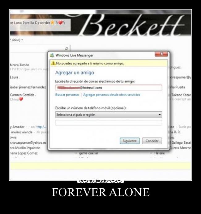 FOREVER ALONE -