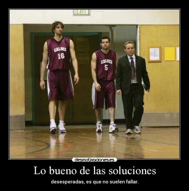 Lo bueno de las soluciones - 