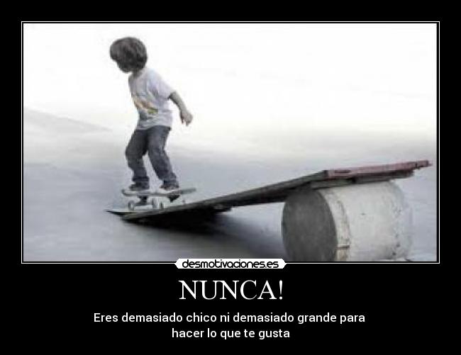 NUNCA! -