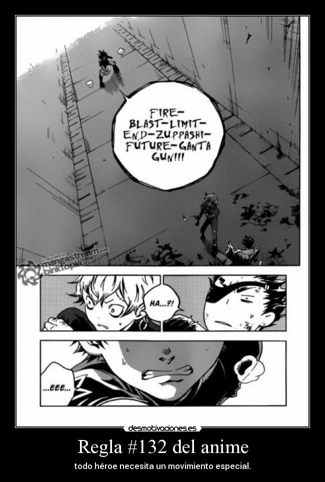 Regla #132 del anime - 
