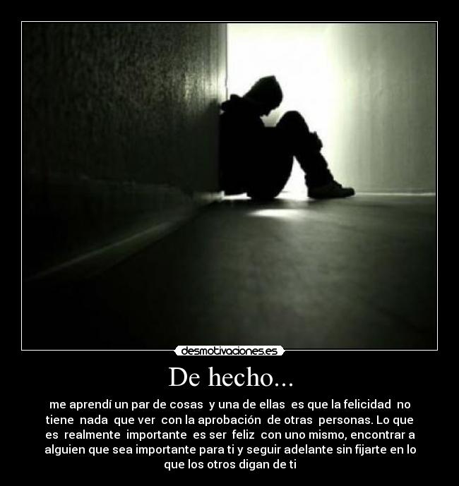De hecho... - 