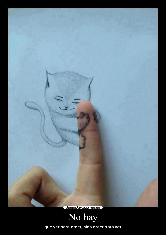 No hay -