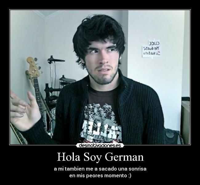 carteles hola soy german desmotivaciones