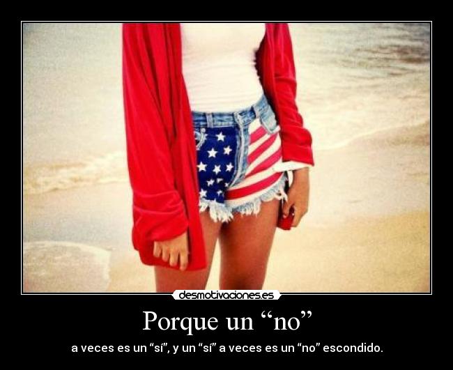 Porque un “no” - 