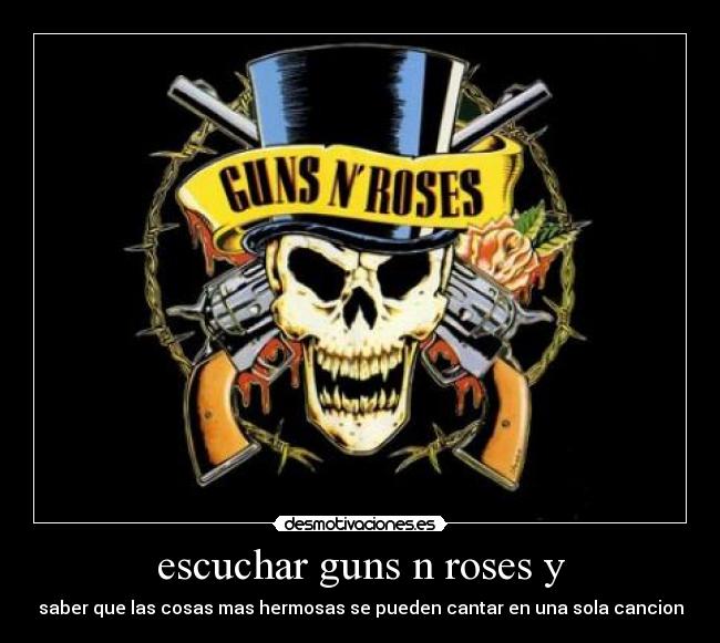 escuchar guns n roses y - 