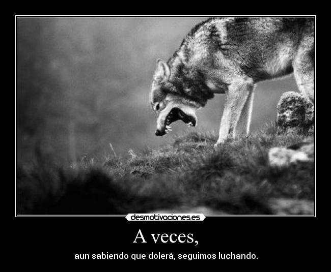 A veces, - 