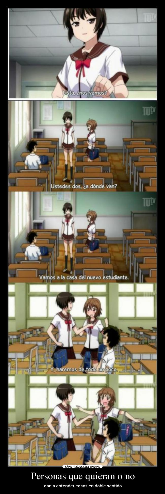 Personas que quieran o no - 