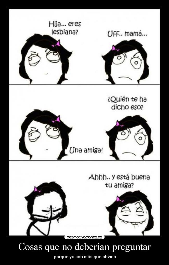 Cosas que no deberían preguntar -