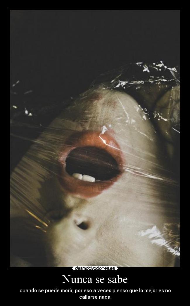 Nunca se sabe - 
