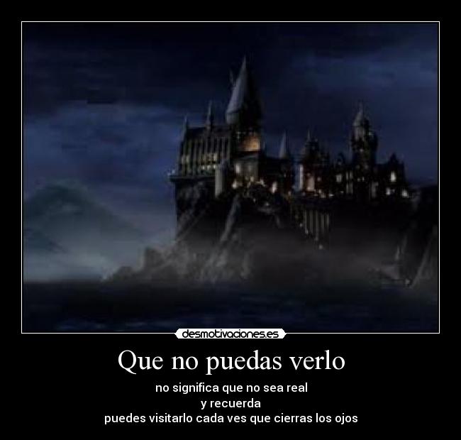 Que no puedas verlo - 