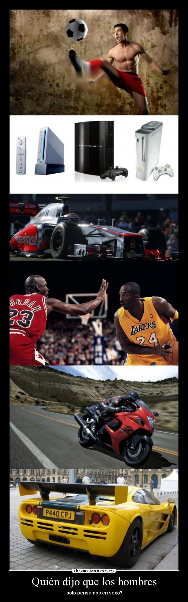 Quién dijo que los hombres - solo pensamos en sexo?