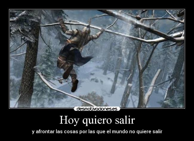 carteles connor kenway assassins creed desmotivaciones