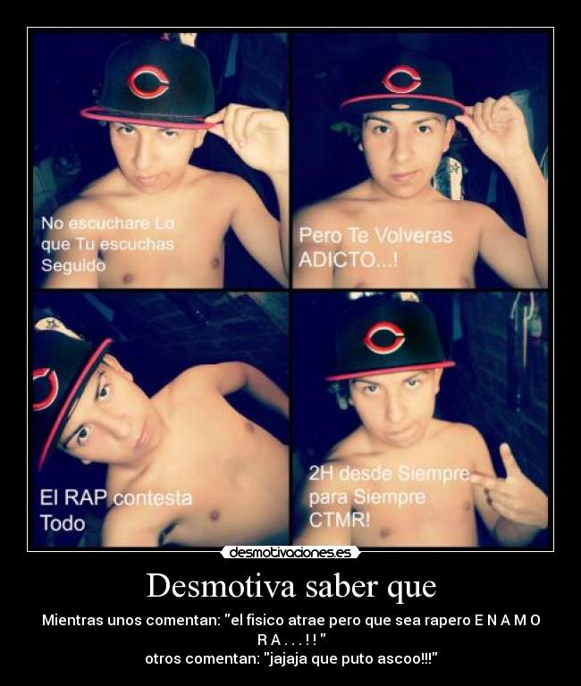 Desmotiva saber que - 