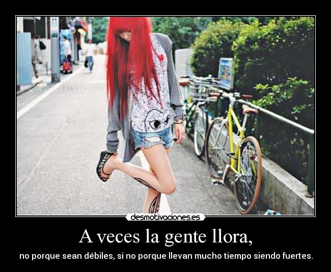 A veces la gente llora, - 