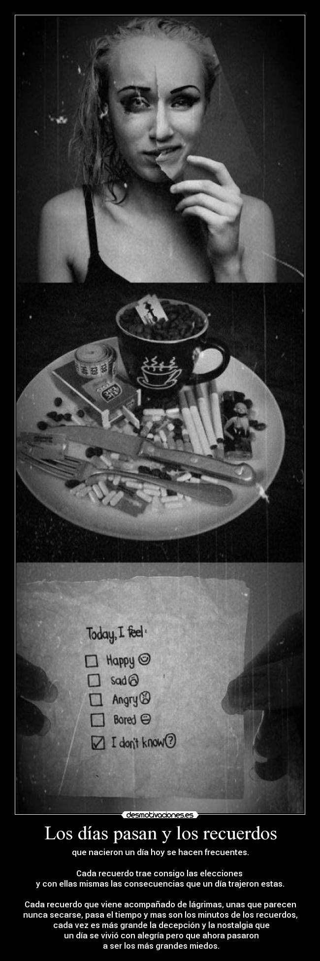 Los días pasan y los recuerdos - 