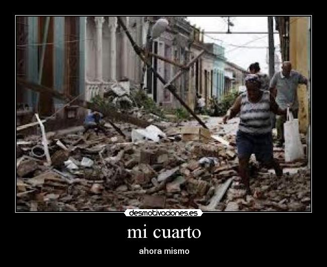 mi cuarto - ahora mismo