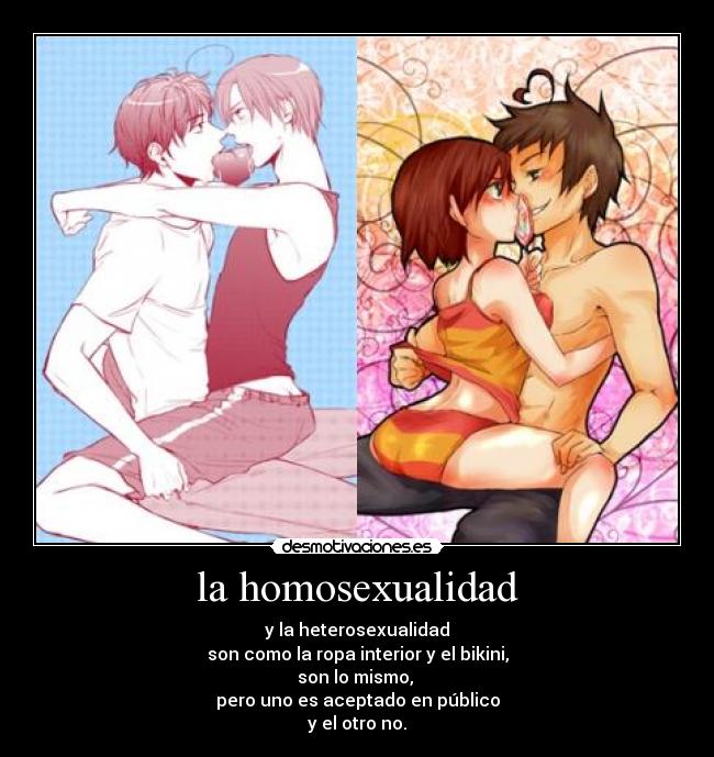 la homosexualidad -