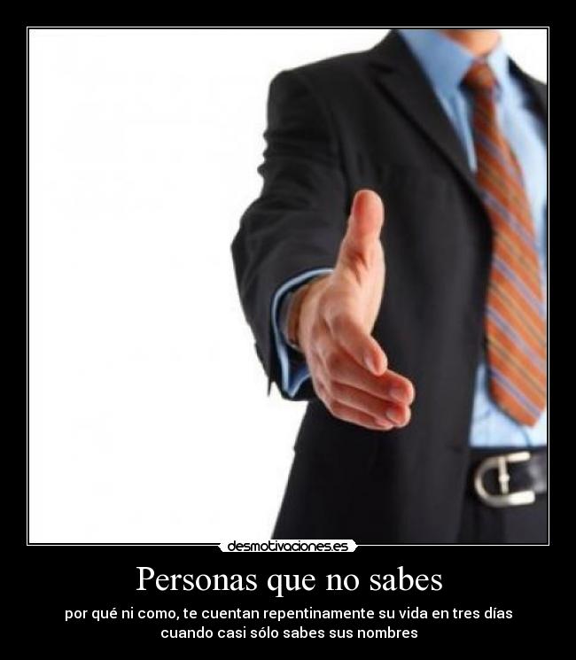 Personas que no sabes - 