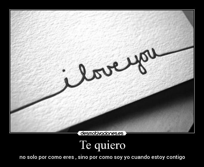 Te quiero - 