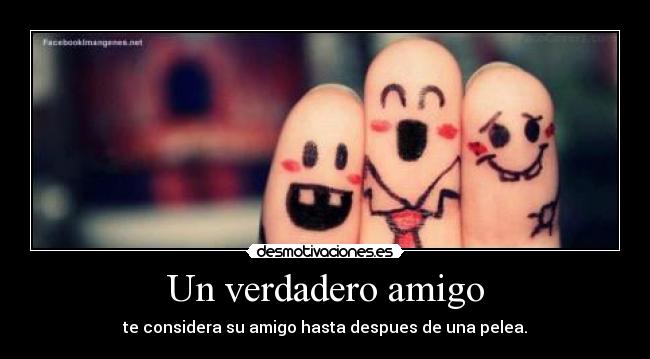 Un verdadero amigo -