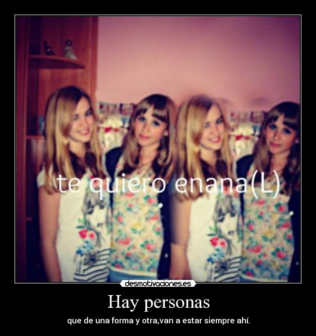 Hay personas -
