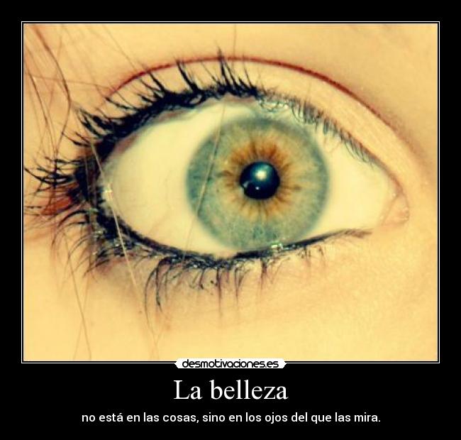 La belleza -