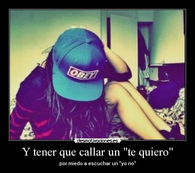 carteles blah esto que hay teqiero ami pero estoy acostu desmotivaciones