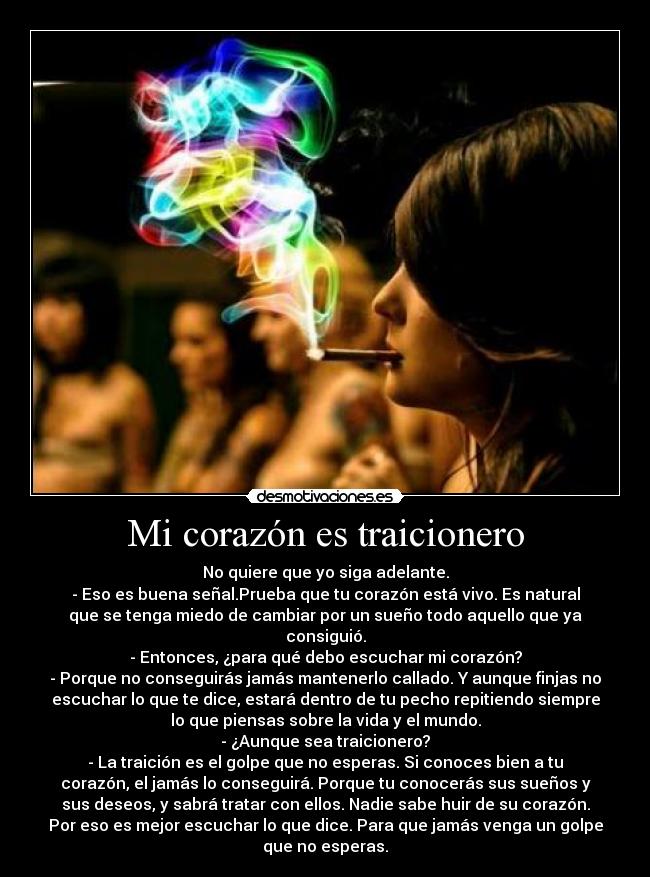 Mi corazón es traicionero -