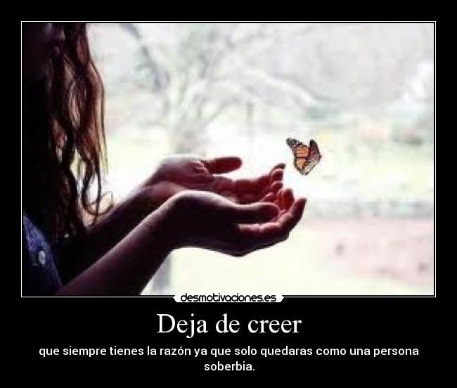 Deja de creer - 