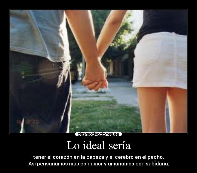 carteles amor sabiduria corazon cerebro amar pensar cabeza desmotivaciones