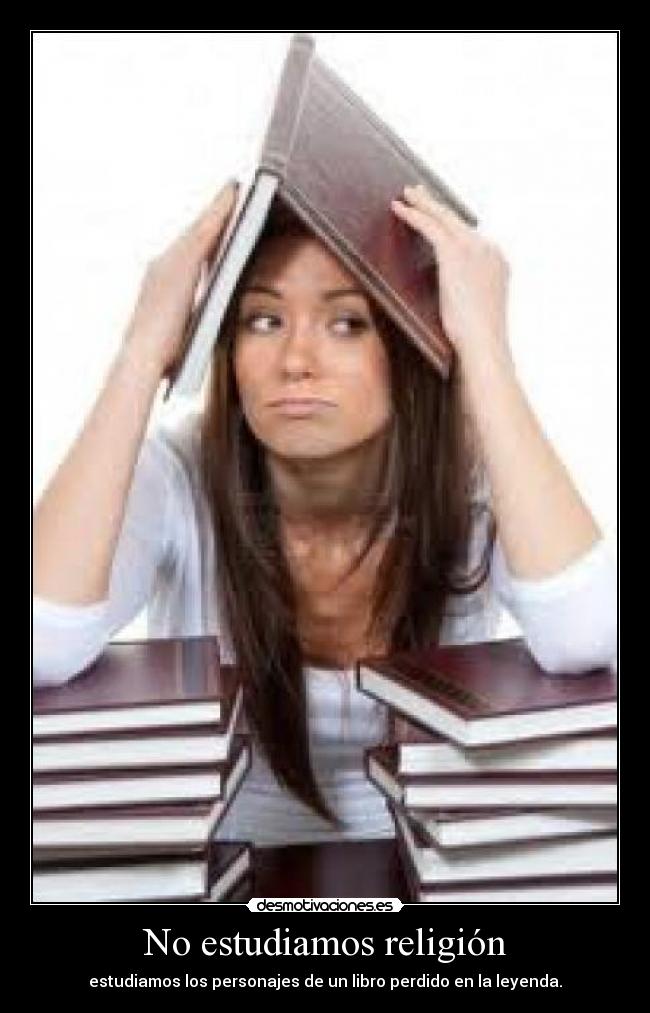 No estudiamos religión - 