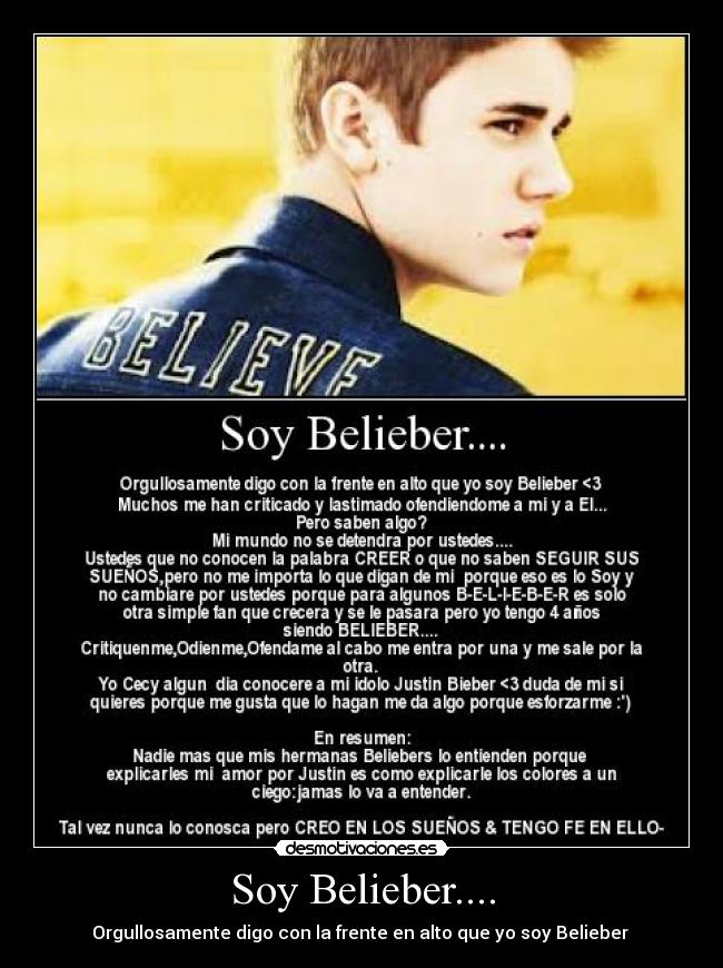 Soy Belieber.... -