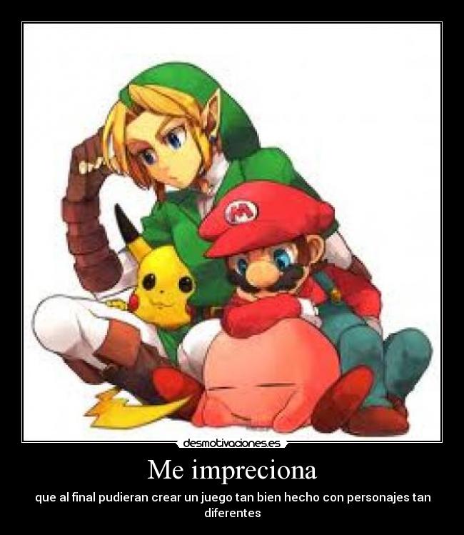 carteles smash bross desmotivaciones