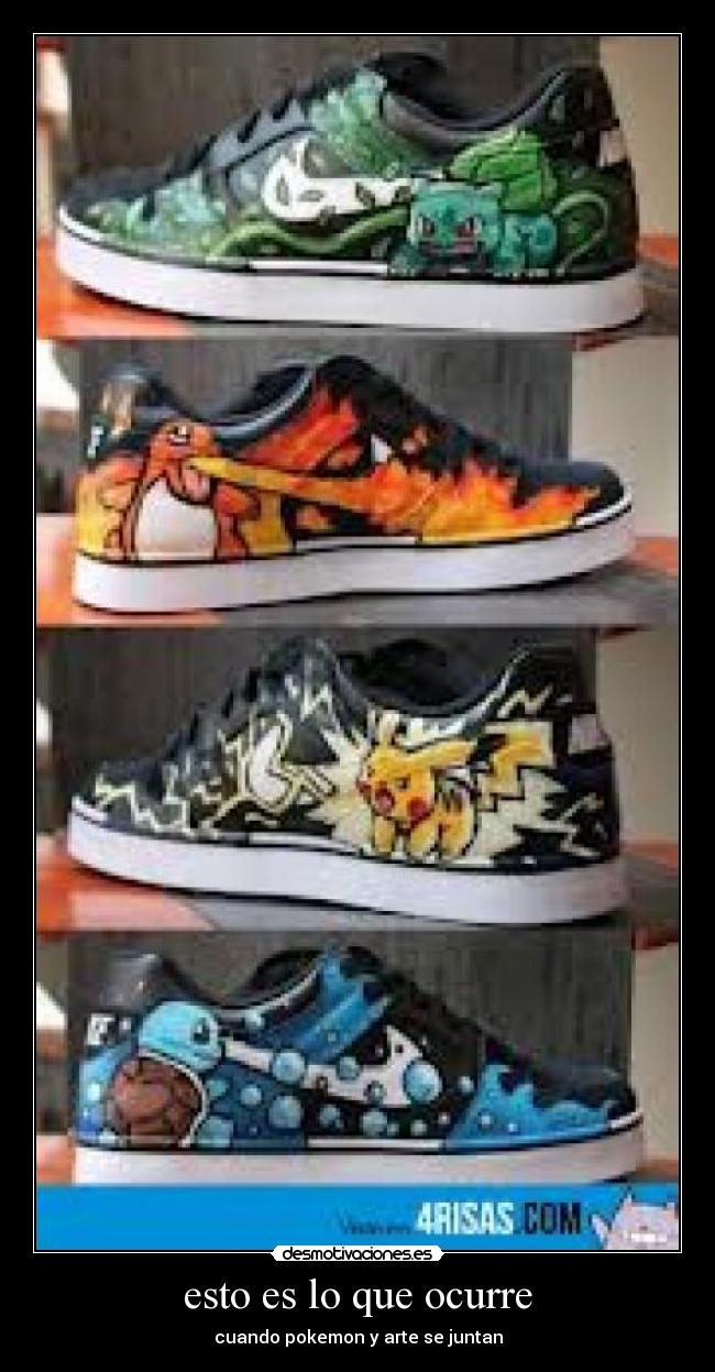 esto es lo que ocurre - cuando pokemon y arte se juntan
