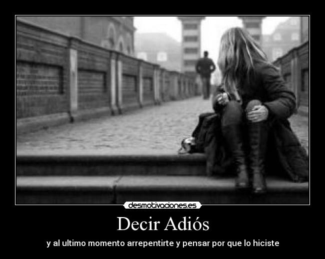 Decir Adiós - 