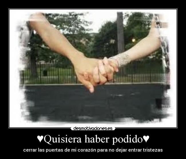♥Quisiera haber podido♥ -