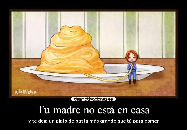 carteles madre casa mega pasta megapasta nina plato pokemon anime mini munequiiiiiiiiiito desmotivaciones