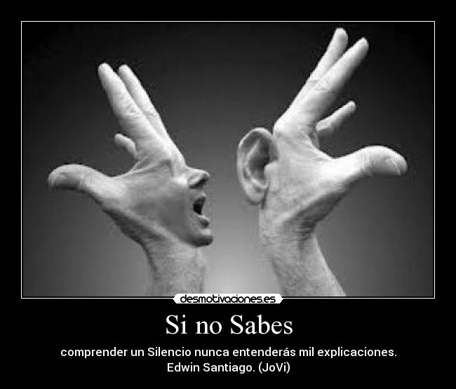 Si no Sabes -