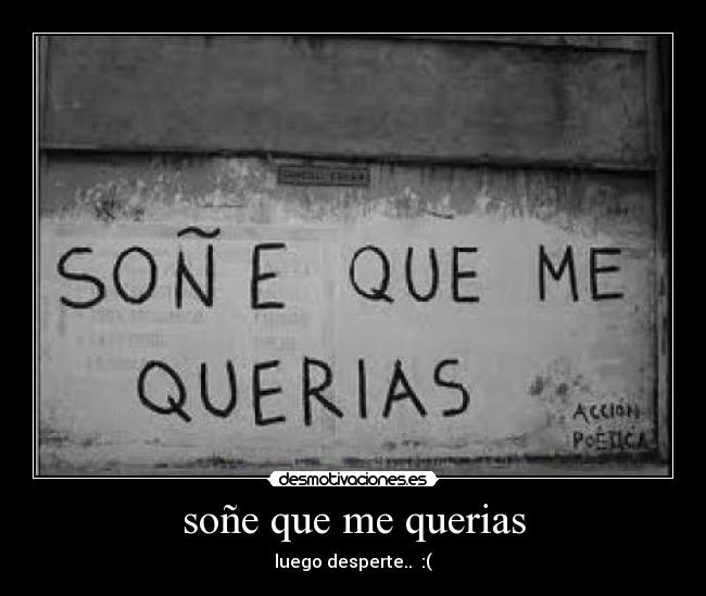 soñe que me querias - 