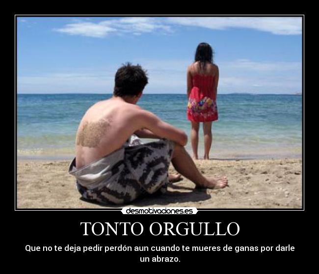 TONTO ORGULLO -