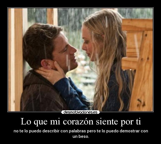 carteles corazon demostrare con beso desmotivaciones