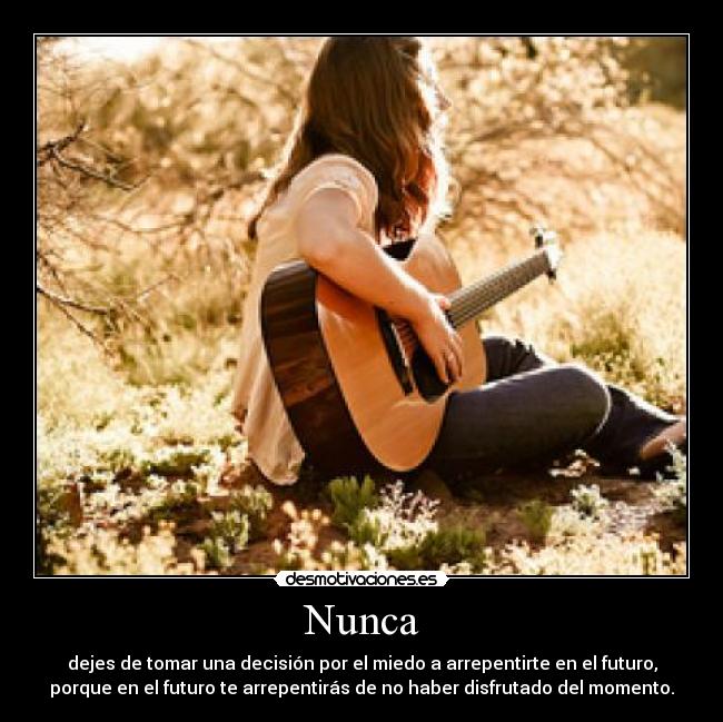 carteles verdades universales perseverancia hace cumplir suenos guitarra nueeeva yeah desmotivaciones