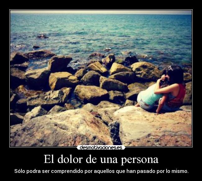 El dolor de una persona -