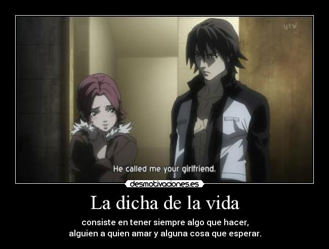 La dicha de la vida -