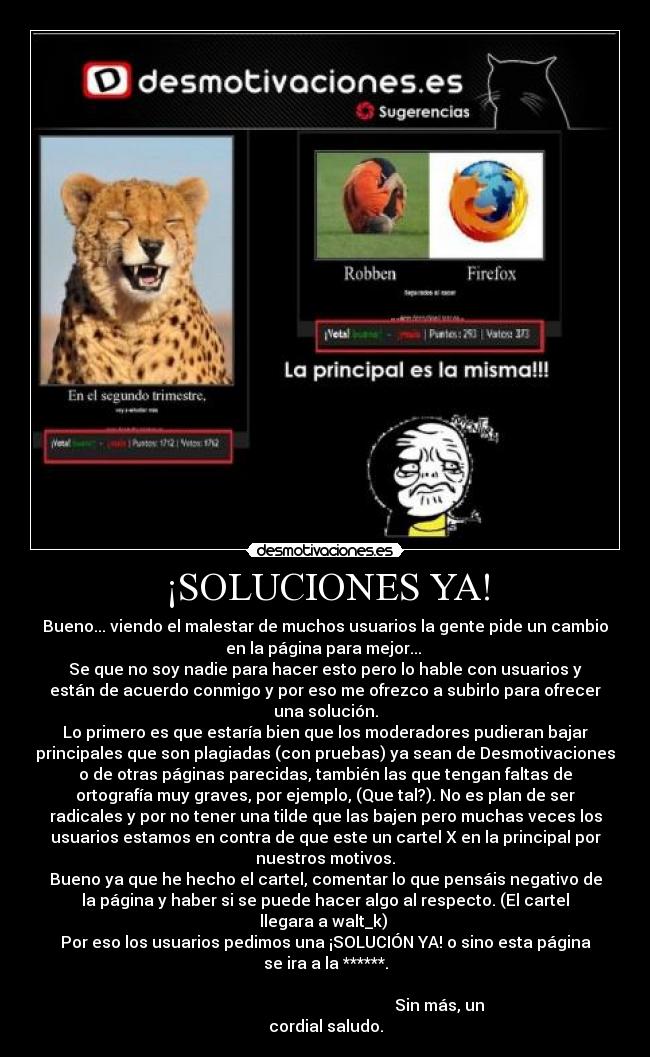 carteles hanstopacio cartel 283 soluciones comentar please desmotivaciones