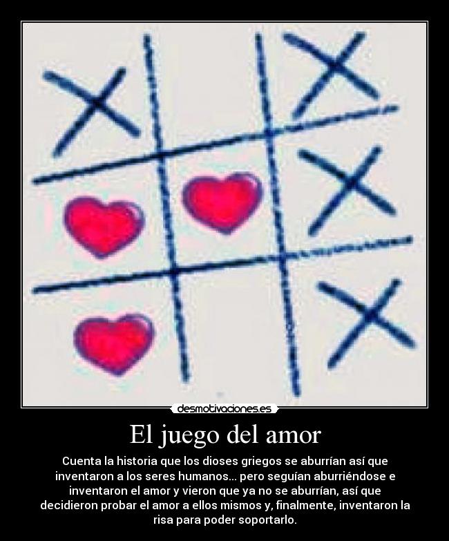 carteles amor amor del juego desmotivaciones