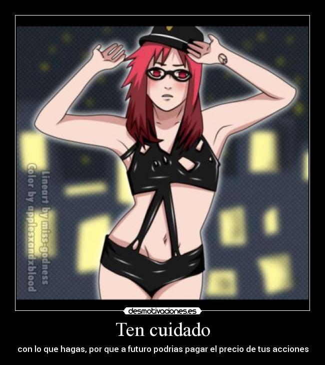 Ten cuidado - con lo que hagas, por que a futuro podrias pagar el precio de tus acciones