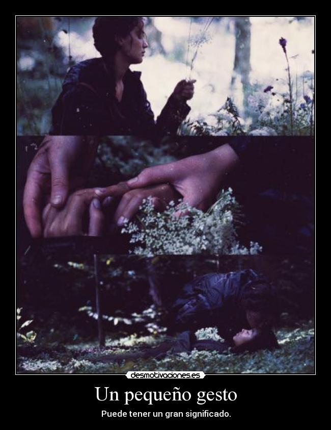 Un pequeño gesto -