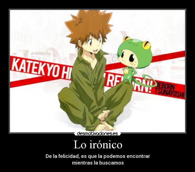 Lo irónico - 